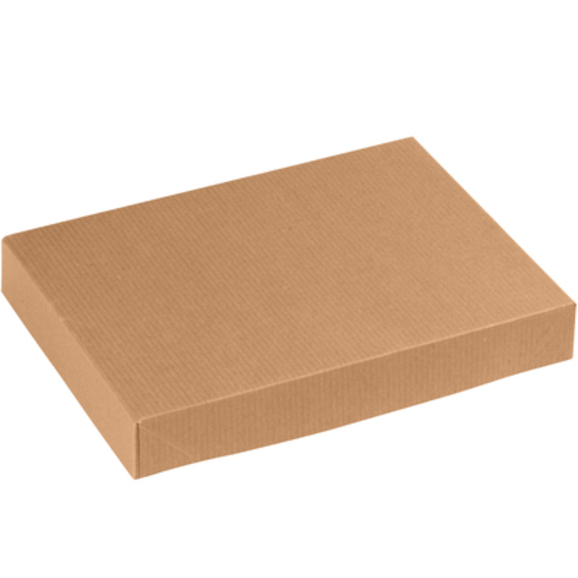 11 1/2 x 8 1/2 x 1 5/8in. Kraft Apparel Boxes 100/CS, Model# AB11081K